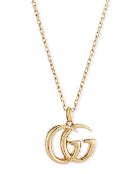 gucci gold necklace|gucci gold necklaces for women.